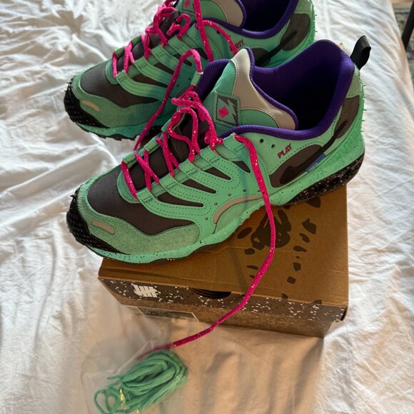Nike x Undefeated Air Terra Humara in Light Menta/Black, Size 11 - Picture 3 of 5